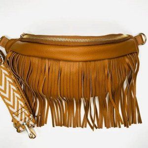 Fringe Cross Body Bum Bag